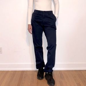 Gap navy slim chinos